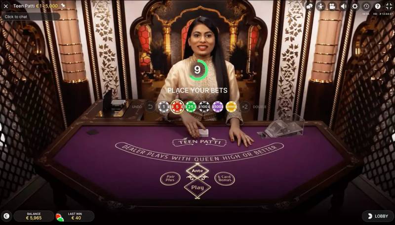 Các loại cược trong Teen Patti