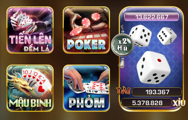 Các game bài hot trên iWin nên thử