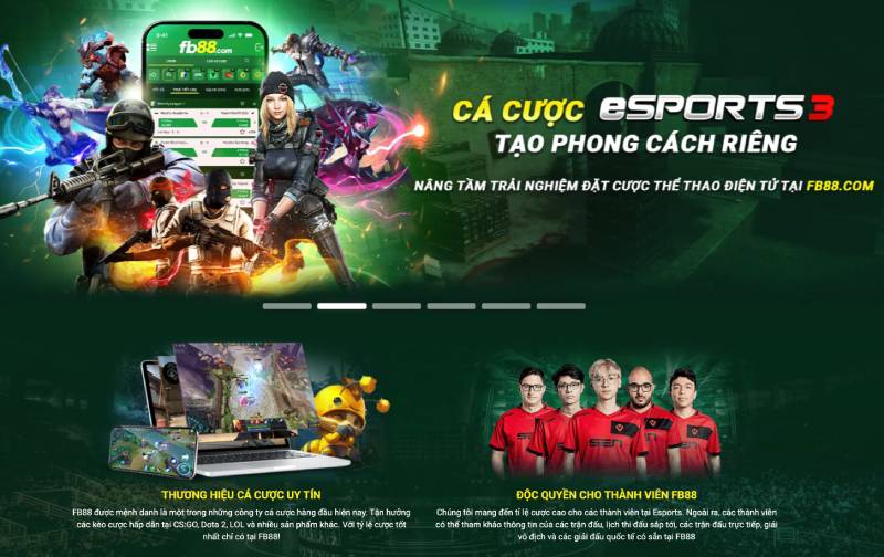 Tại sao Esport Fb88 lại hấp dẫn người chơi cá cược?