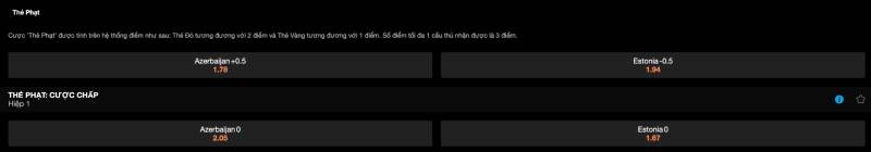 Vì sao kèo thẻ phạt được giới cược thủ ưa chuộng?